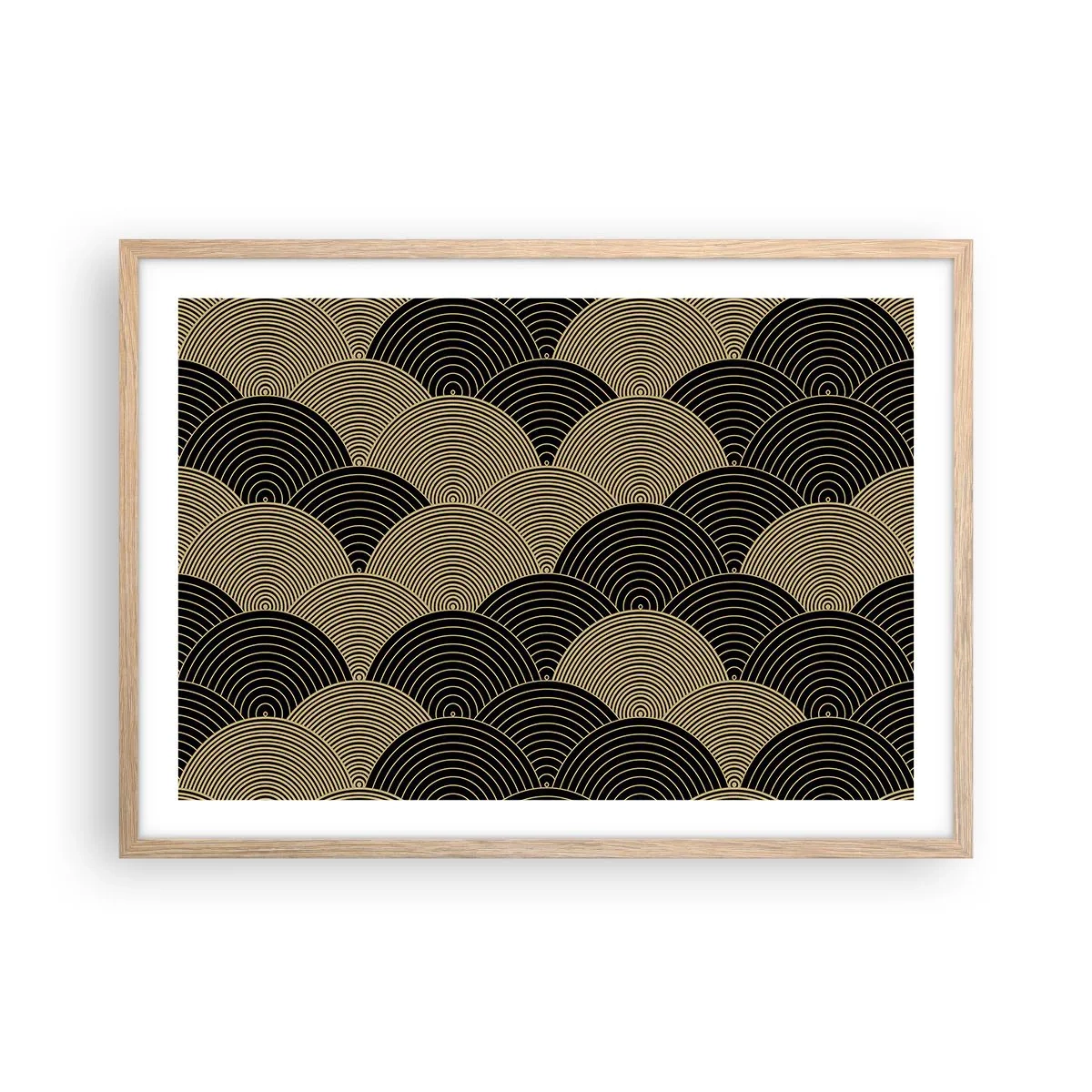 Poszter világos tölgy keretben - Egység a sokféleségben - 70x50 cm