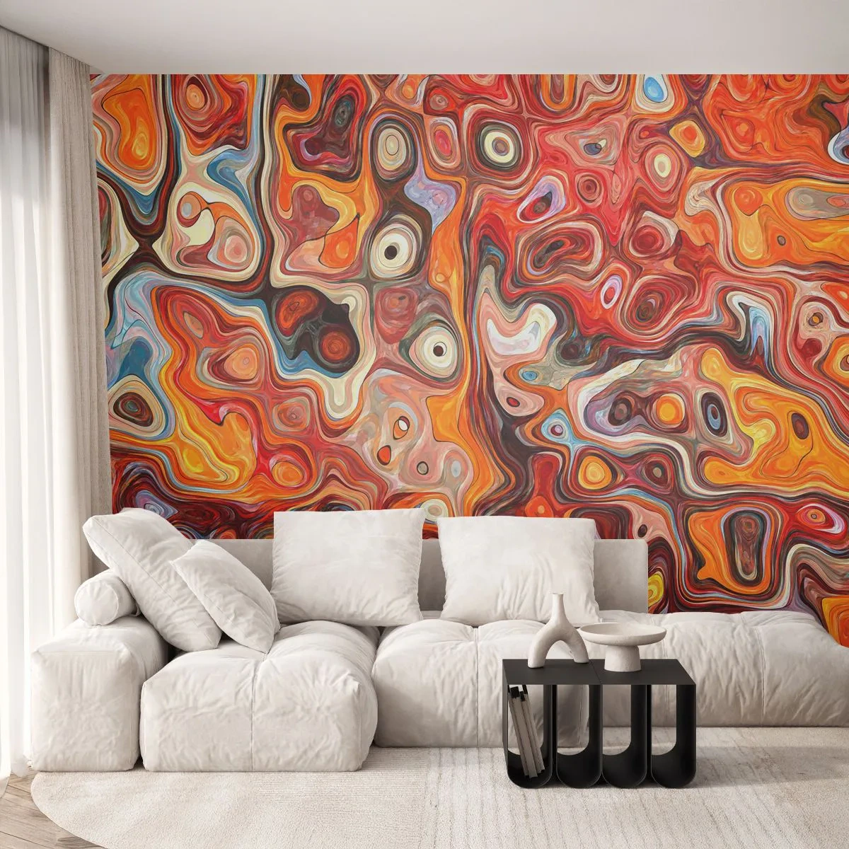 Fotótapéta Standard Eco - Hogyha a diók a mézben olvadnának - Absztrakció, Darab, Modern minta - 300x210 cm