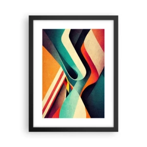 Poszter fehér keretben - Intenzív kompozíció - 30x40 cm
