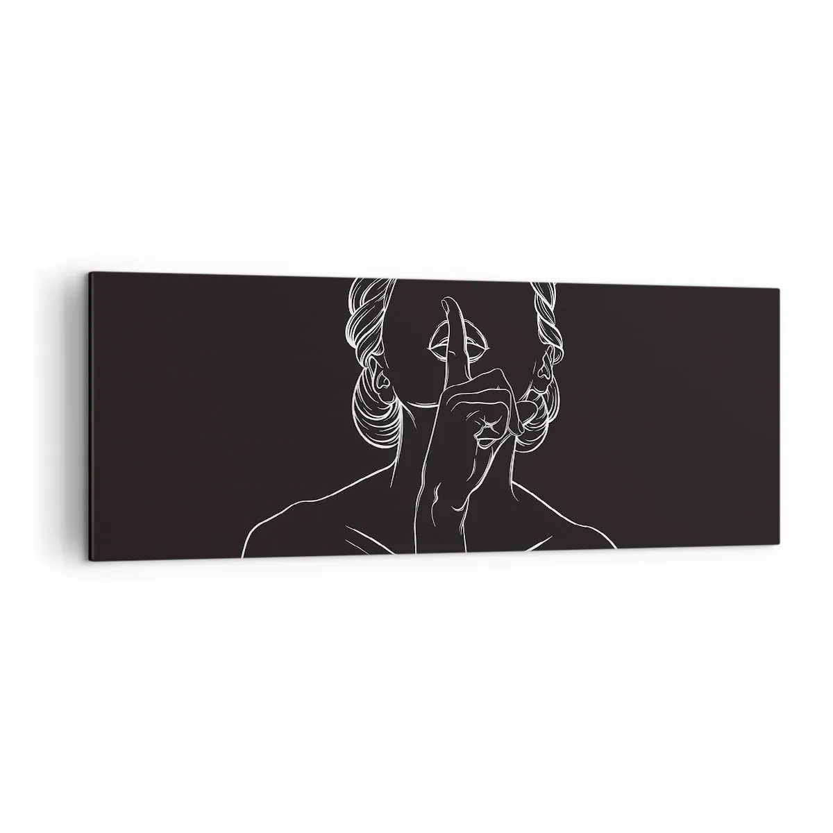 Vászonkép - A szépség csendben virágzik - 140x50 cm