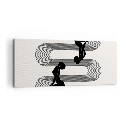 Vászonkép - Érzéki szimmetria - 100x40 cm
