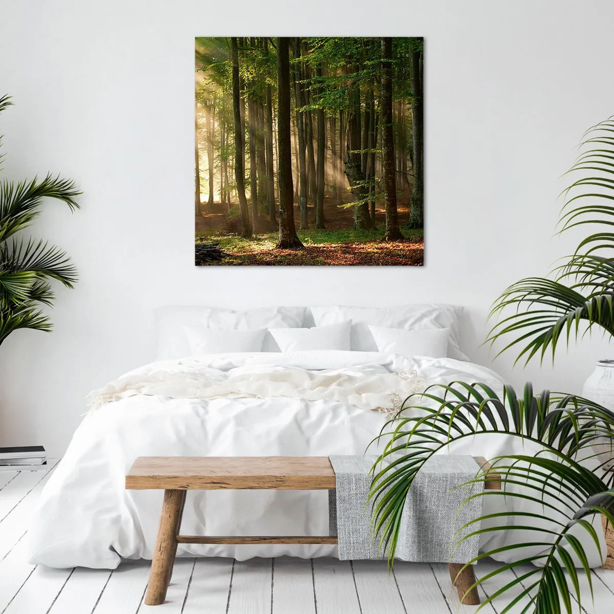 Vászonkép - Ragyogó tavaszi reggelen - 50x50 cm