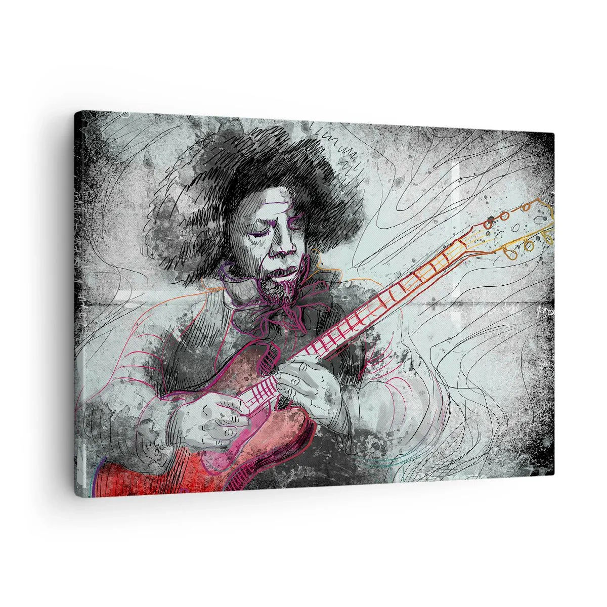 Vászonkép - A zene hullámain - 70x50 cm