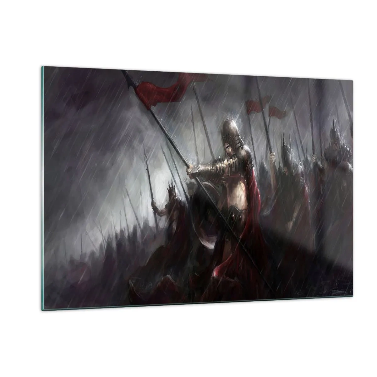 Üveg kép - Járókelő, mondd el a Spartának... - 120x80 cm