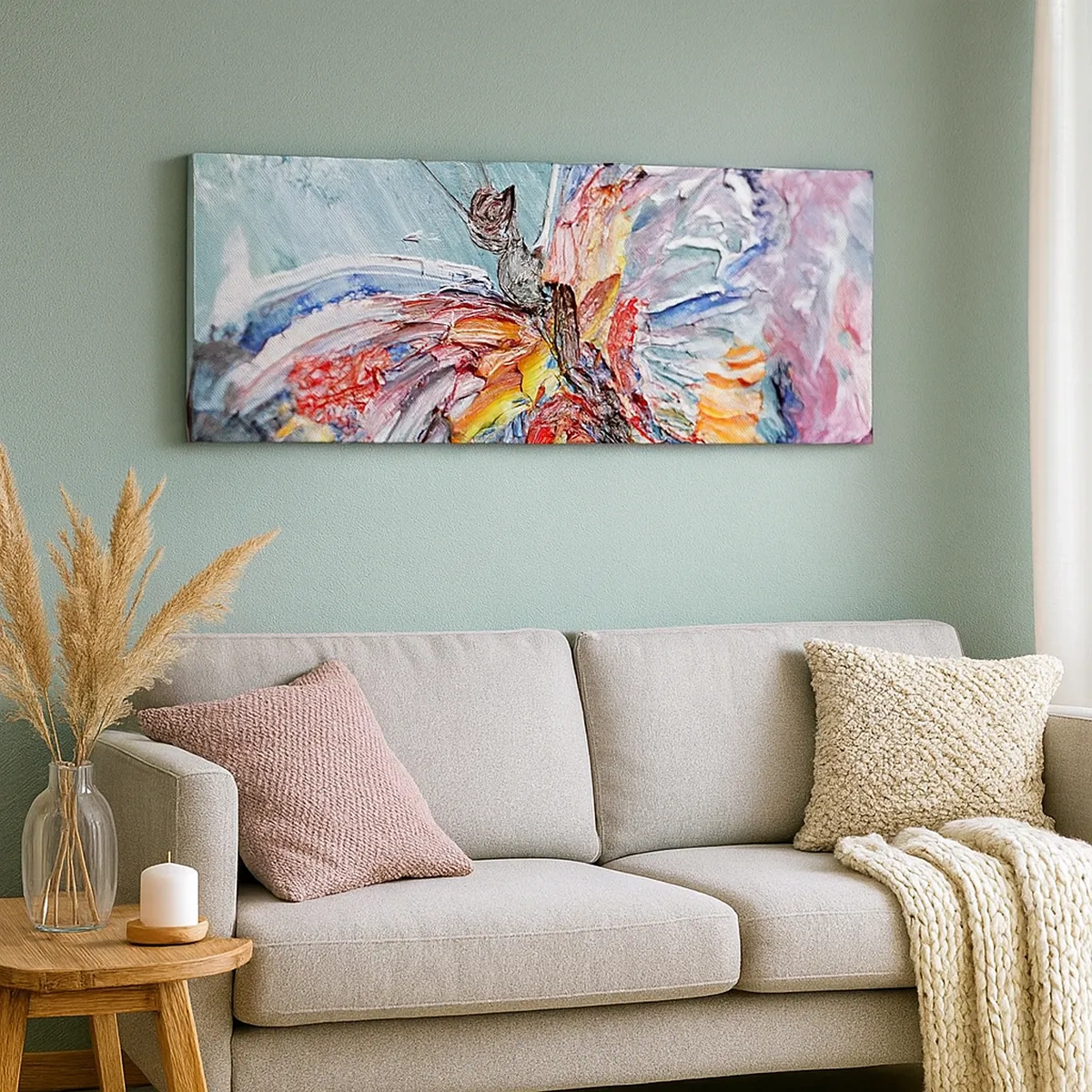 Vászonkép - A természet által festett - 30x30 cm