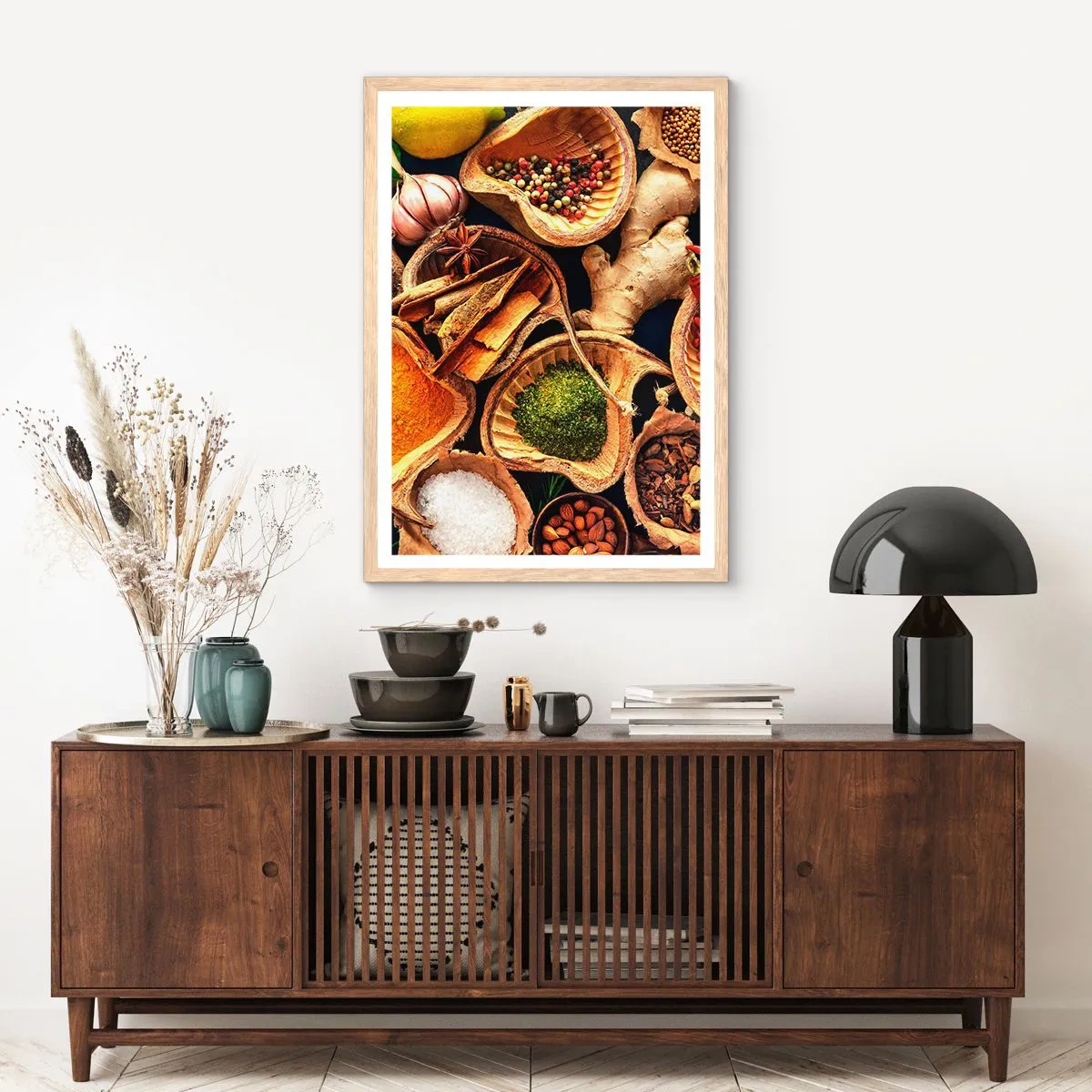 Poszter világos tölgy keretben - Vigyél, amit akarsz - 30x40 cm