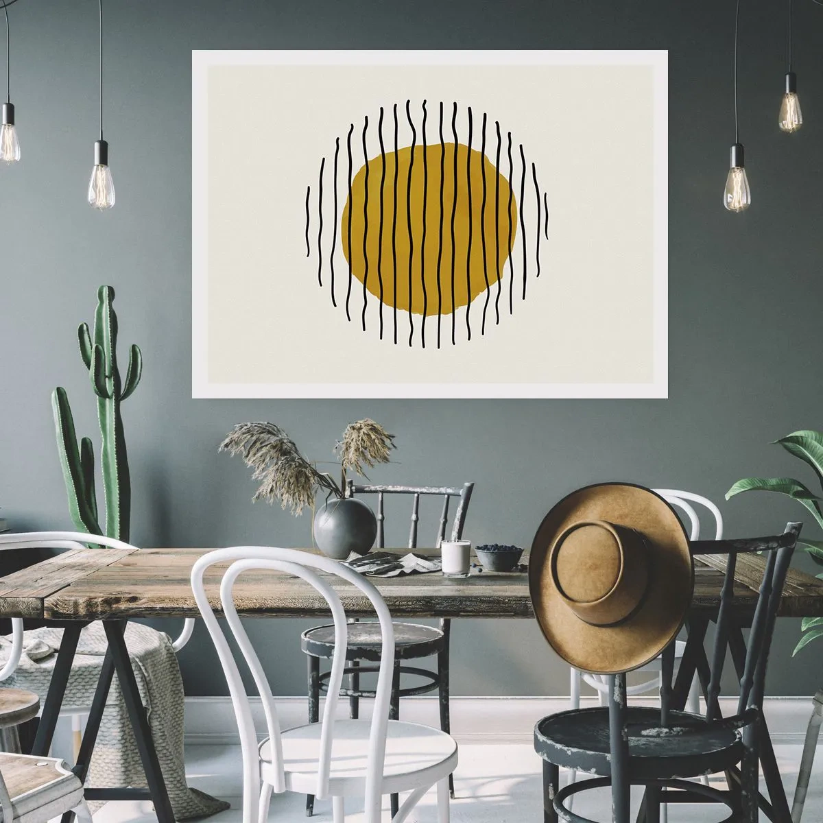Poszter - A hőtől remegő absztrakció - 100x70 cm