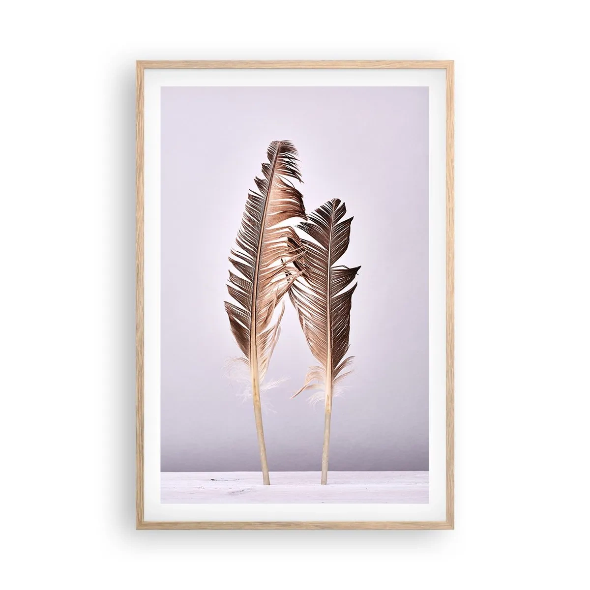 Poszter világos tölgy keretben - A semmi ellen - 61x91 cm