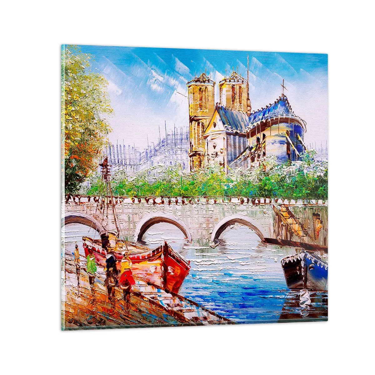 Üveg kép - Az idejük soha nem múlik - 50x50 cm