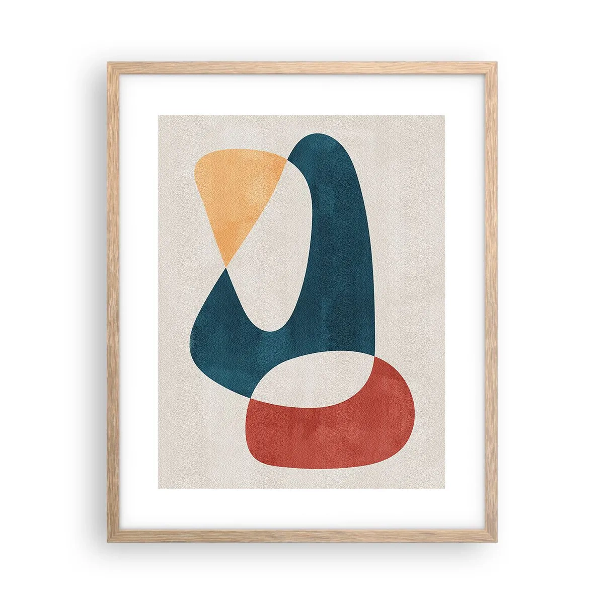 Poszter világos tölgy keretben - Befolyások és metamorfózisok - 40x50 cm