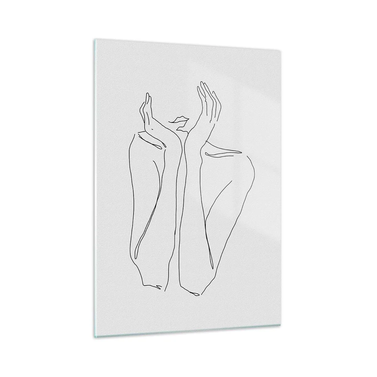 Üveg kép - Amiről a lányok álmodoznak - 50x70 cm