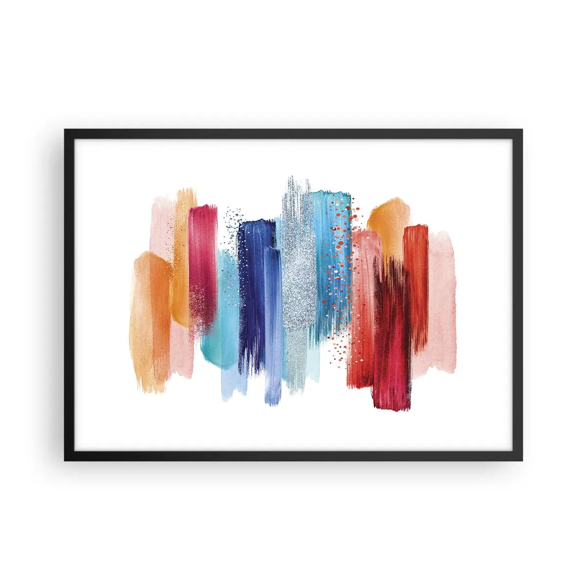 Poszter fehér keretben - Fel és le - 70x50 cm