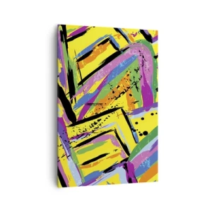 Vászonkép - Az örömében sikít - 70x100 cm