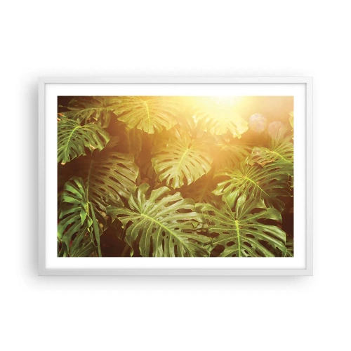 Poszter fekete keretben - A zöldbe belépni... - 70x50 cm