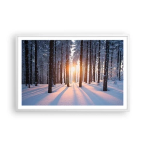 Poszter fekete keretben - Egyértelműen fekete-fehéren - 91x61 cm