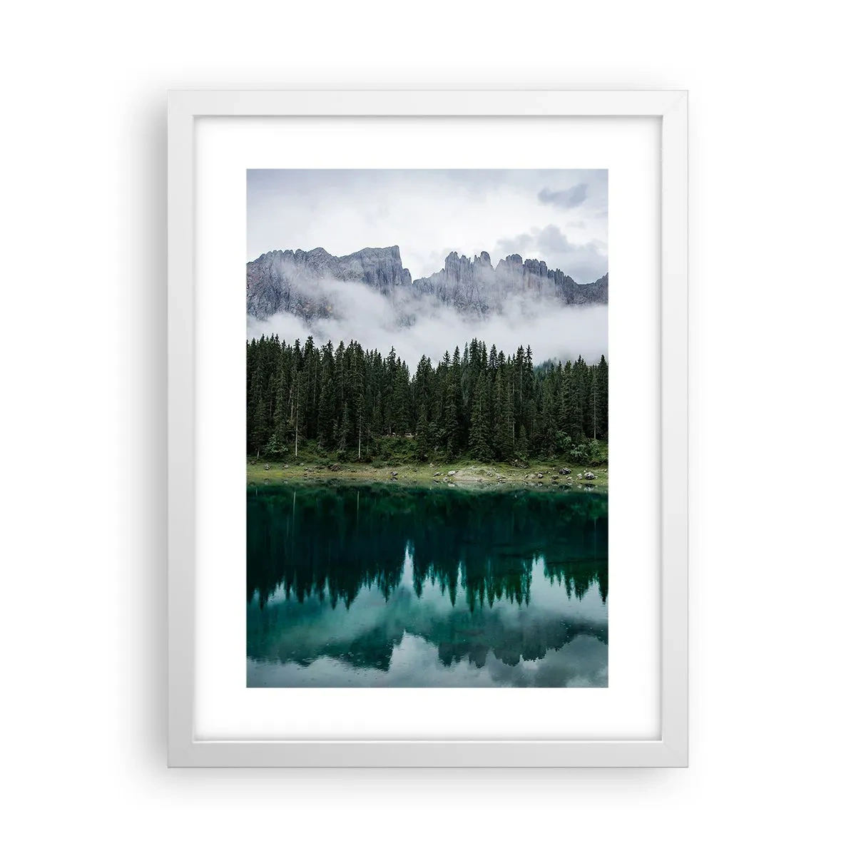 Poszter fekete keretben - Csitt, csit, ne zavard fel az állóvizet... - 30x40 cm