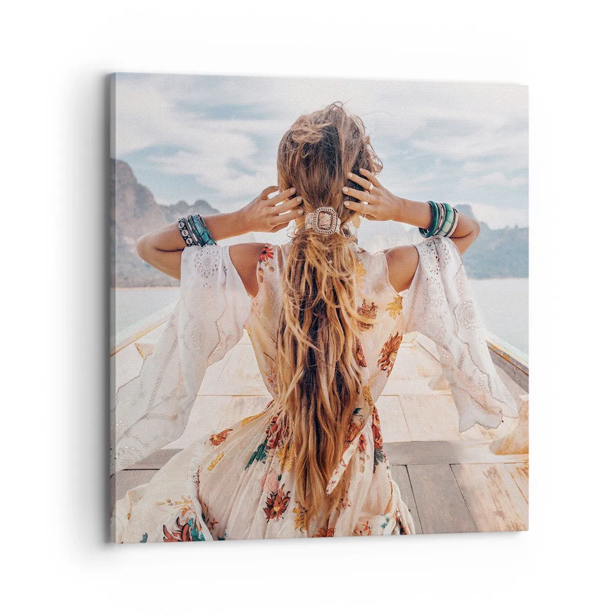 Vászonkép - Az út a boldogság felé  - 70x70 cm