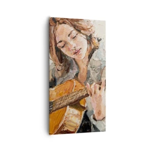 Vászonkép - Koncert gitárra és egy lány szívére - 65x120 cm