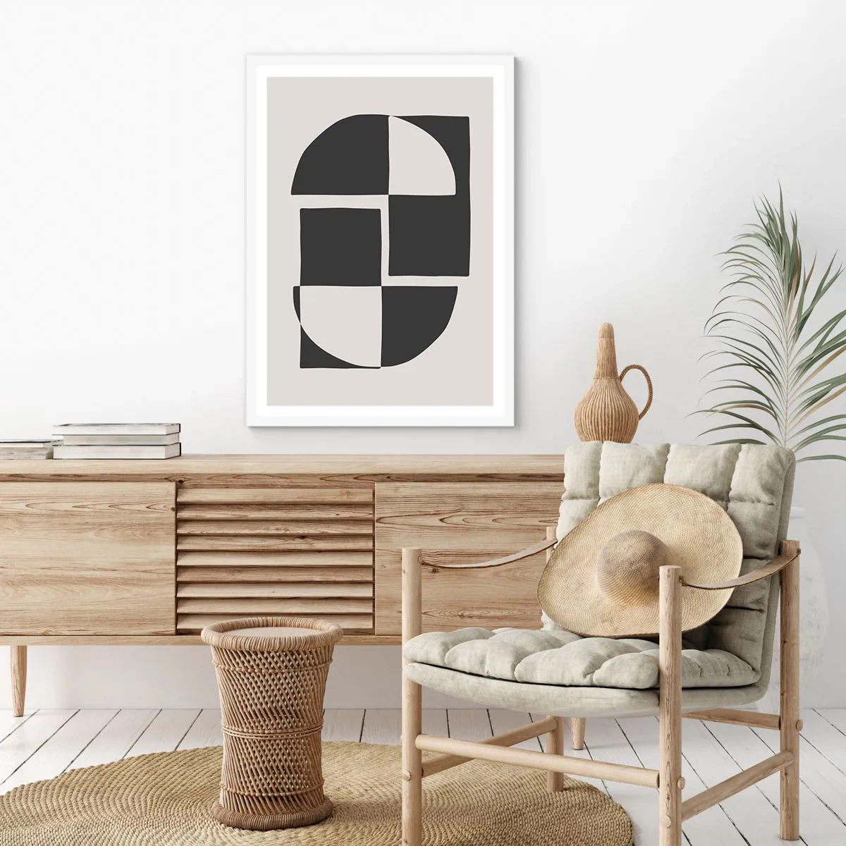 Poszter fekete keretben - Antitézis – szintézis - 30x40 cm