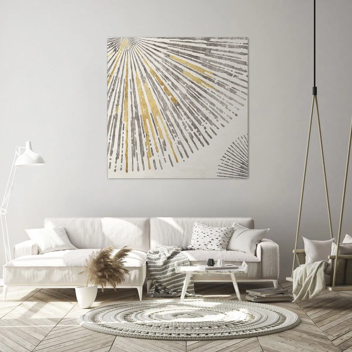 Vászonkép - A sugár szépsége - 40x40 cm