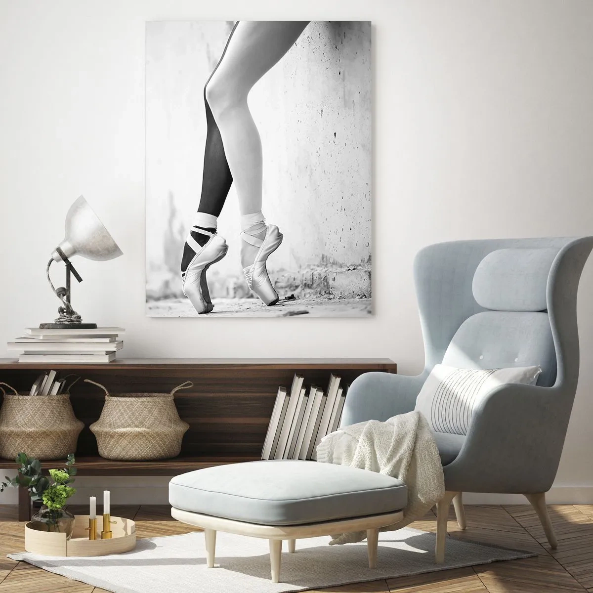 Üveg kép - Balerina, voilá! - 50x70 cm