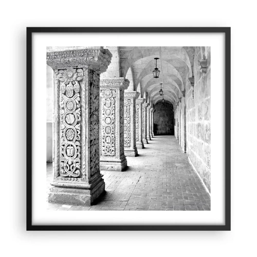 Poszter fehér keretben - És hová megy...? - 50x50 cm