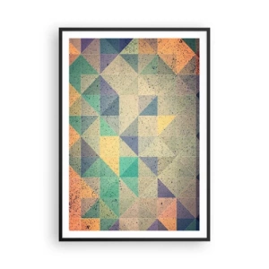 Poszter fehér keretben - A háromszögek köztársasága - 70x100 cm