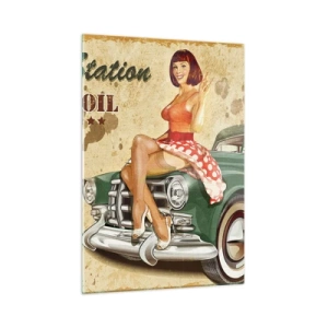 Üveg kép - A csodálatos 40-es évek. - 50x70 cm