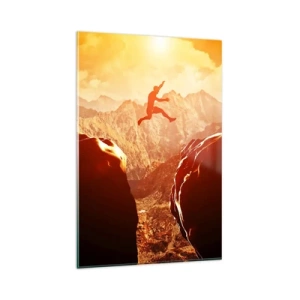 Üveg kép - Átlépve a határokat - 80x120 cm