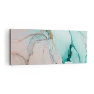 Vászonkép - Formák és színek tánca - 100x40 cm