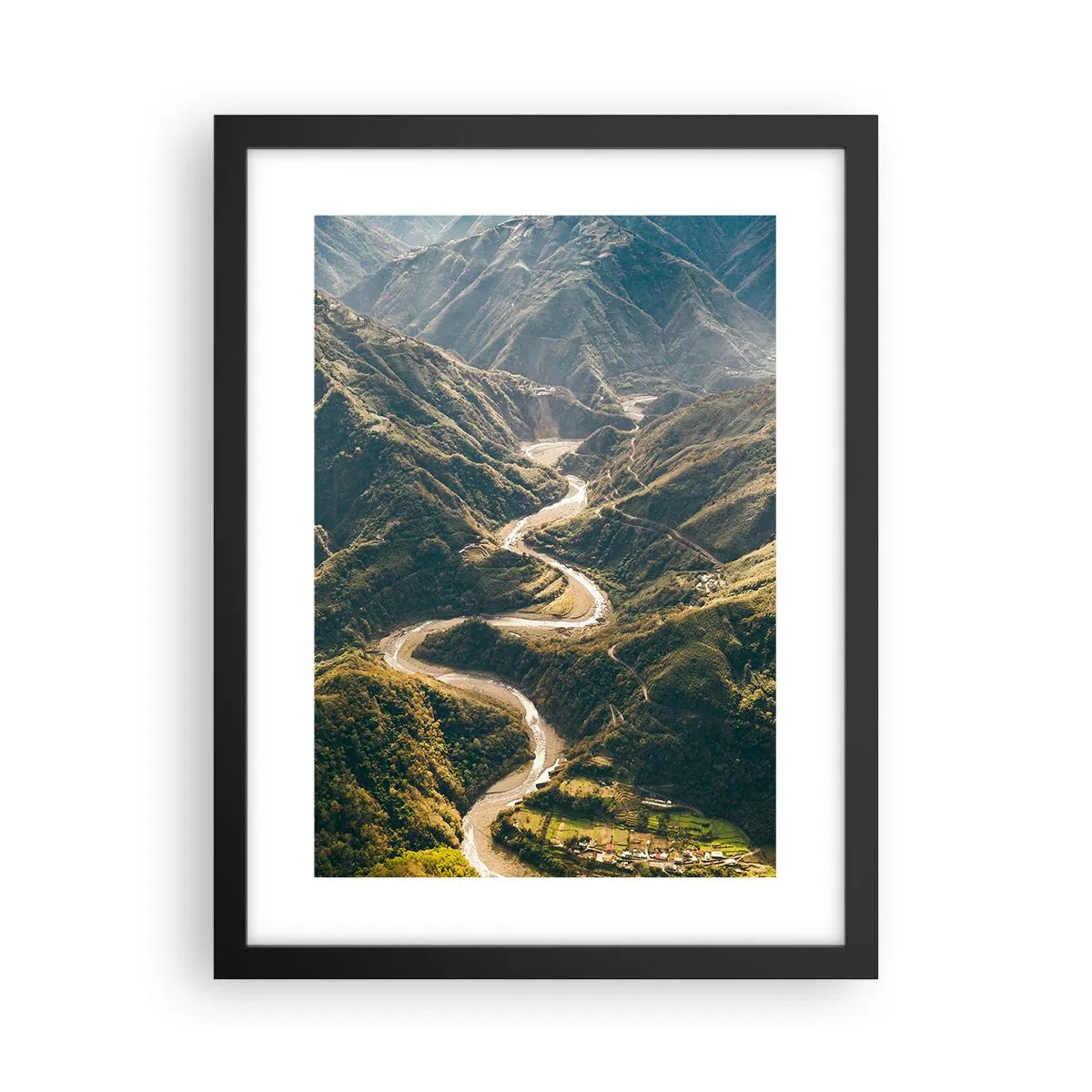 Poszter fehér keretben - A hegyek szívéből - 30x40 cm