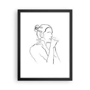 Poszter fehér keretben - Akt: érzéki misztérium - 30x40 cm