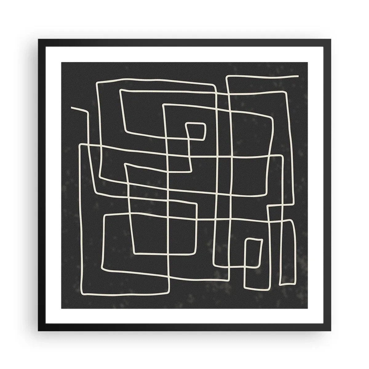 Poszter fehér keretben - Nem olyan egyszerű - 60x60 cm