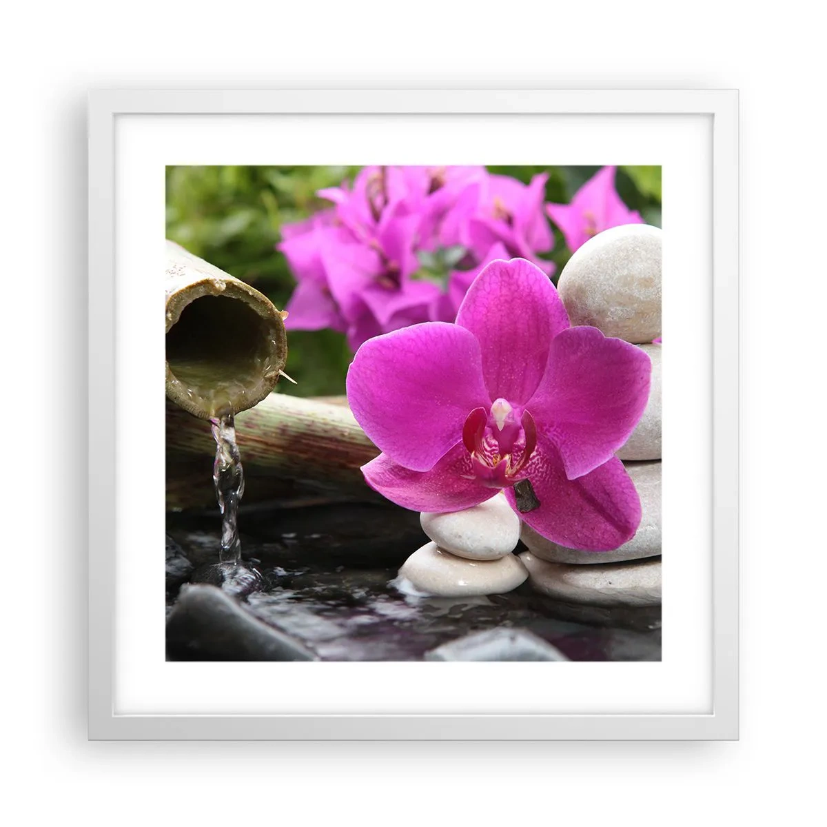 Poszter fekete keretben - Már pihensz - 40x40 cm