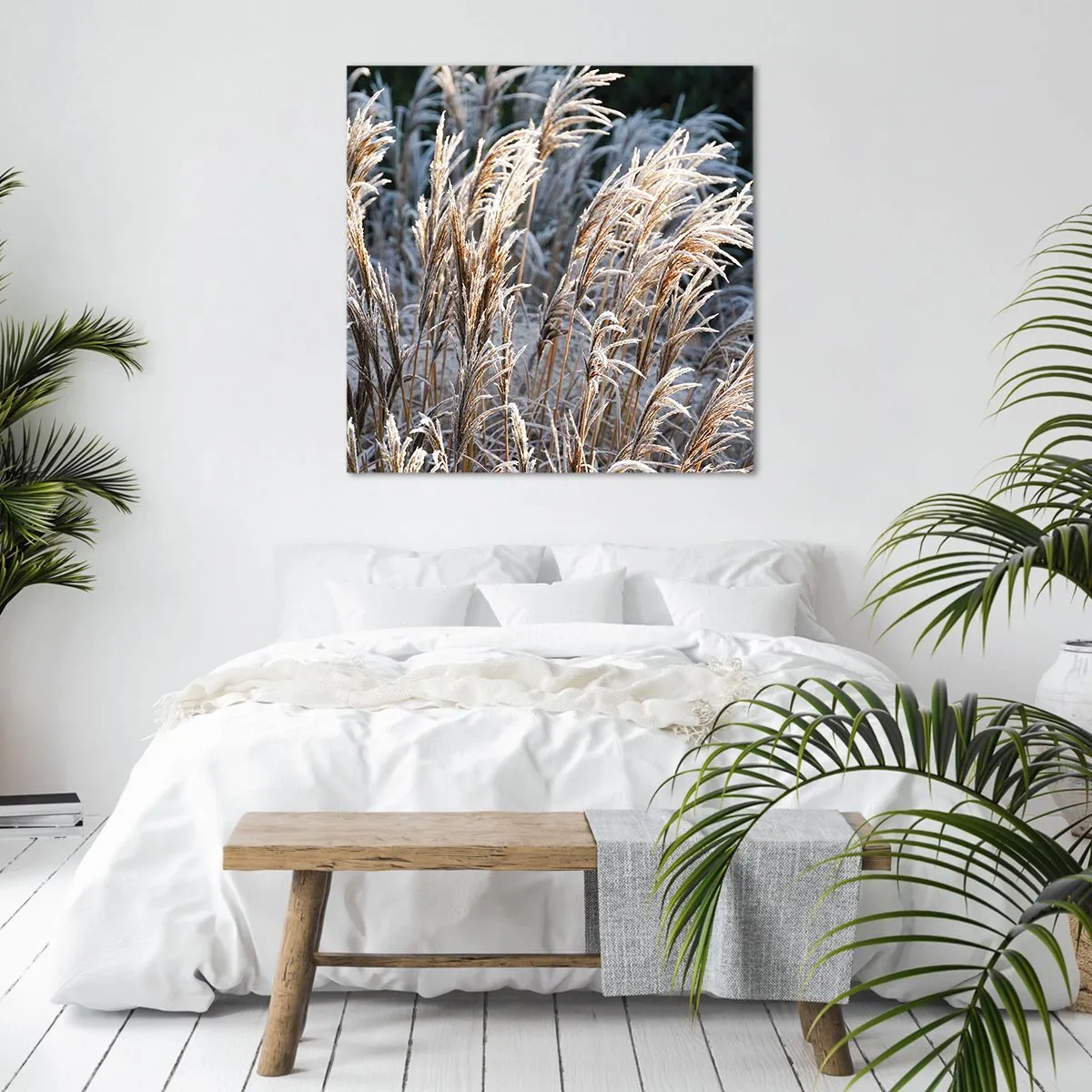 Vászonkép - Zúzmarába öltözött - 40x40 cm