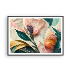 Poszter fehér keretben - A déli szigetek virágai - 100x70 cm