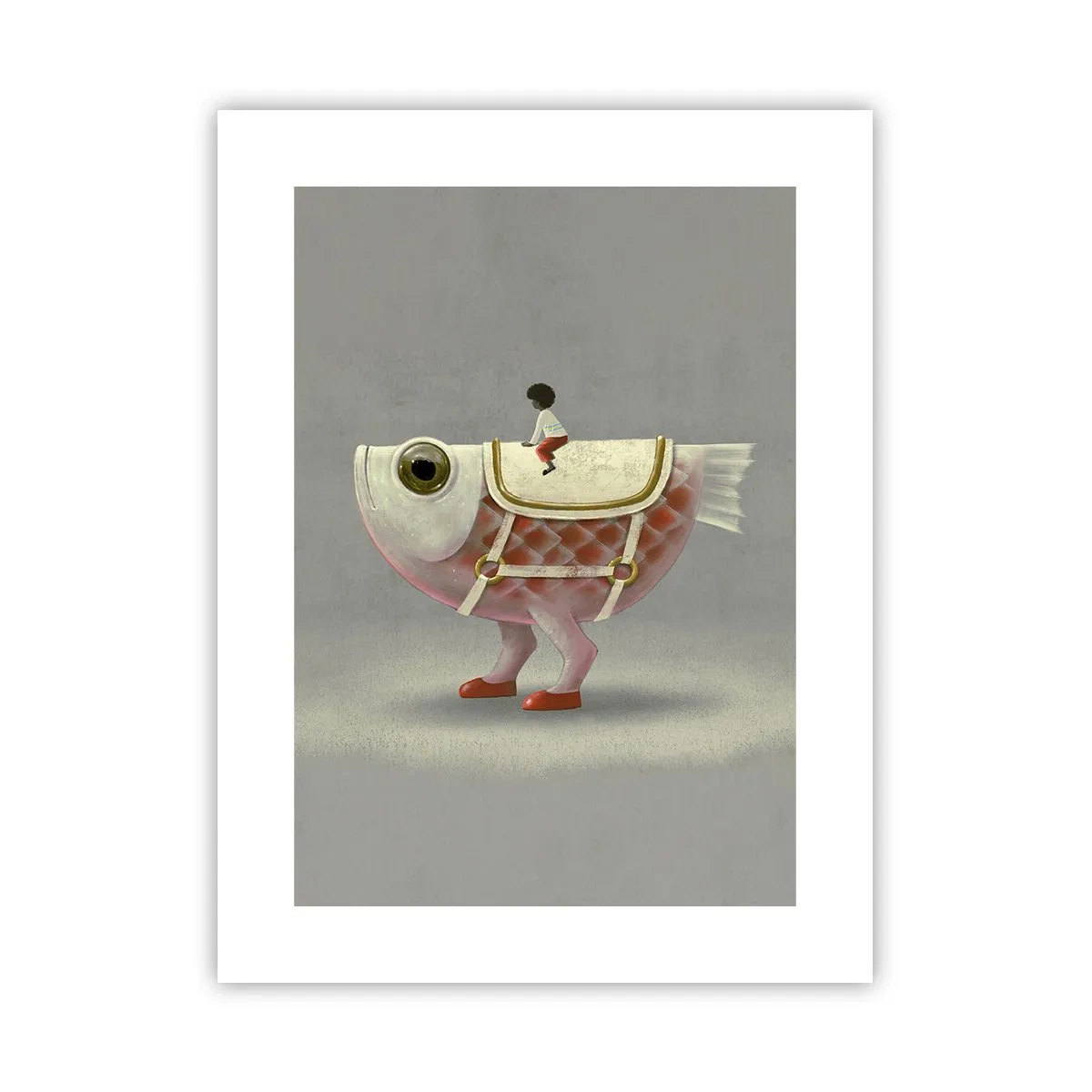 Poszter - A halas lovas - 30x40 cm