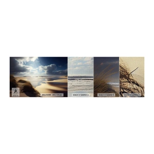 Fotótapéta Minta Premium Canvas - Tengerpart, vad tengerpart - Strand, Tenger, Dűnék - 100x30 cm