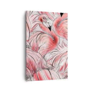 Vászonkép - Madári  corps de ballet - 80x120 cm