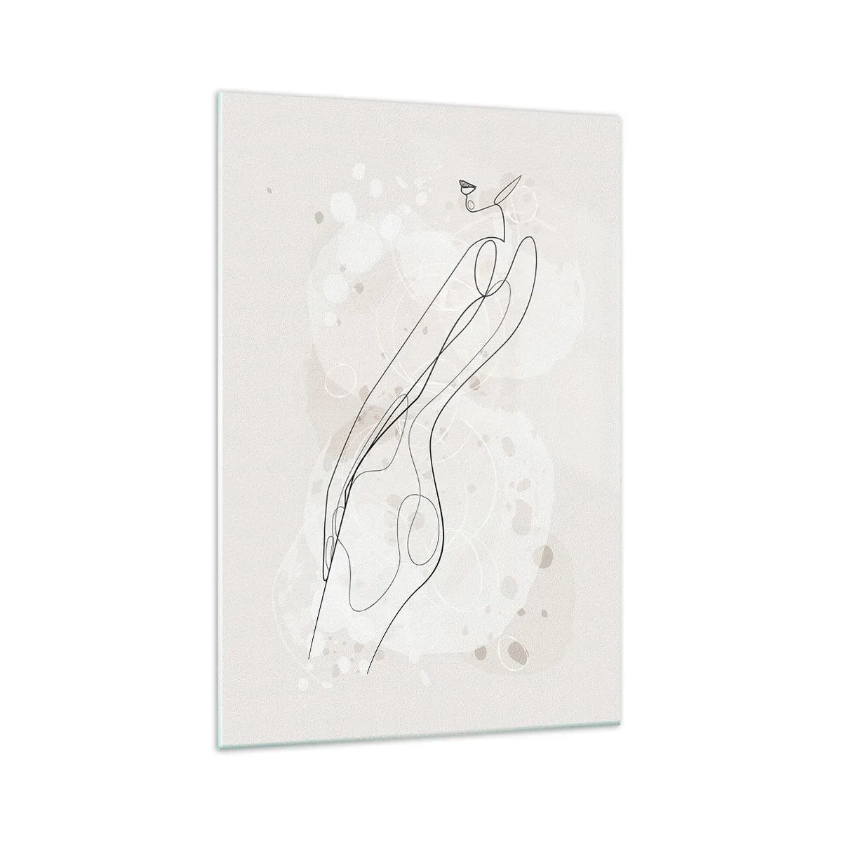 Üveg kép - Eltévedni nézésben - 70x100 cm