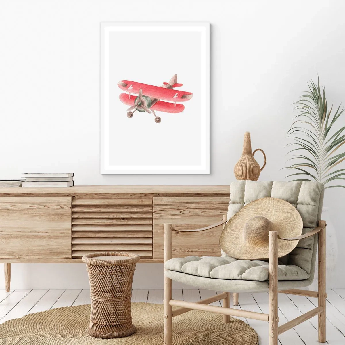 Poszter fekete keretben - Készen áll a magasba repülni - 50x70 cm