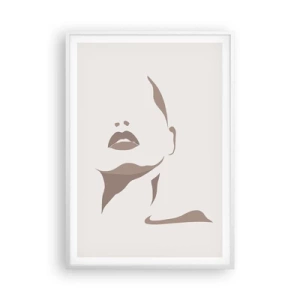 Poszter fekete keretben -  Fényből és árnyékból létrehozott - 70x100 cm