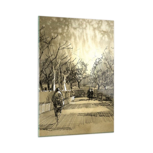 Üveg kép - Egy tollal megállított pillanat - 50x70 cm