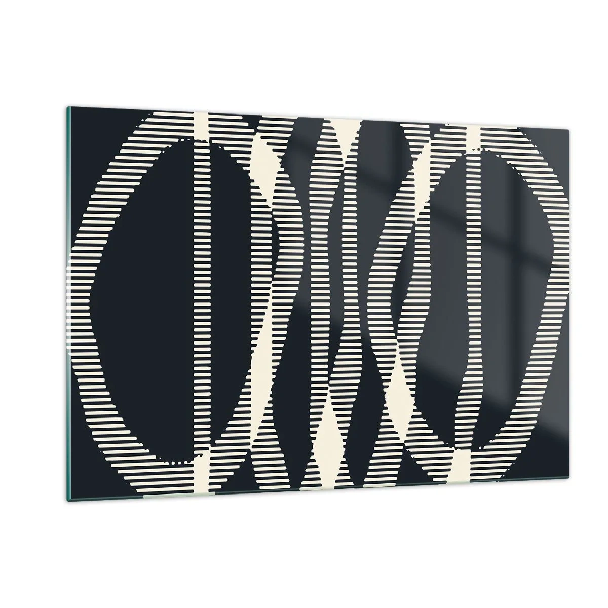 Üveg kép - Sötétség megtörése kísérlete - 120x80 cm
