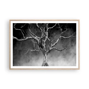 Poszter világos tölgy keretben - Ősi és szent - 100x70 cm