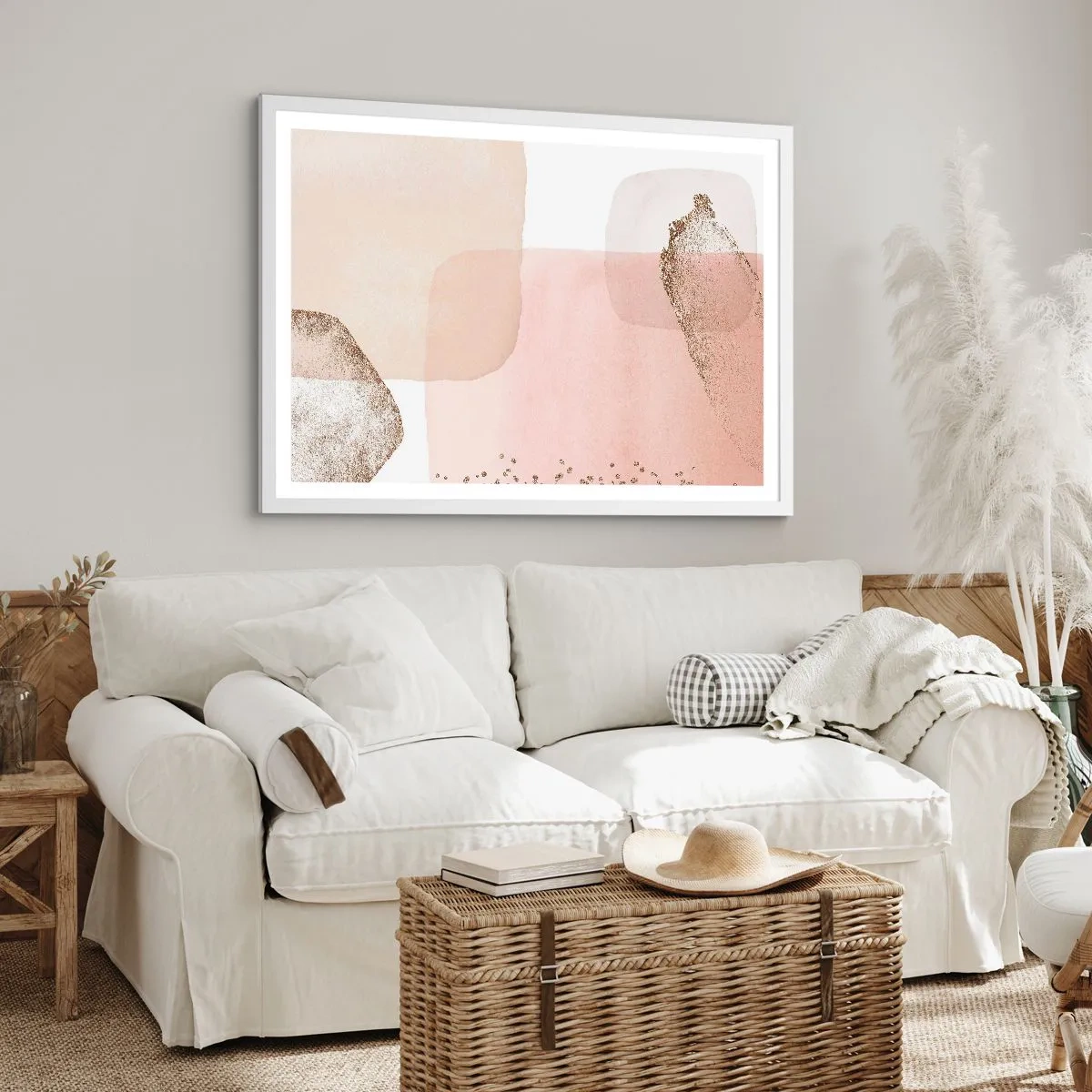 Poszter fekete keretben - Egy pillantás a színeken keresztül - 70x50 cm