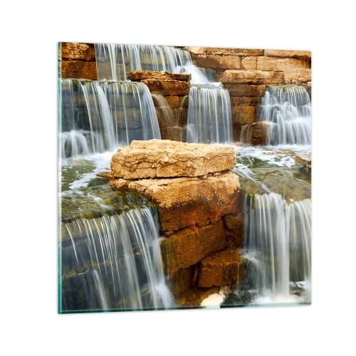 Üveg kép - Lépcső a menybe - 60x60 cm