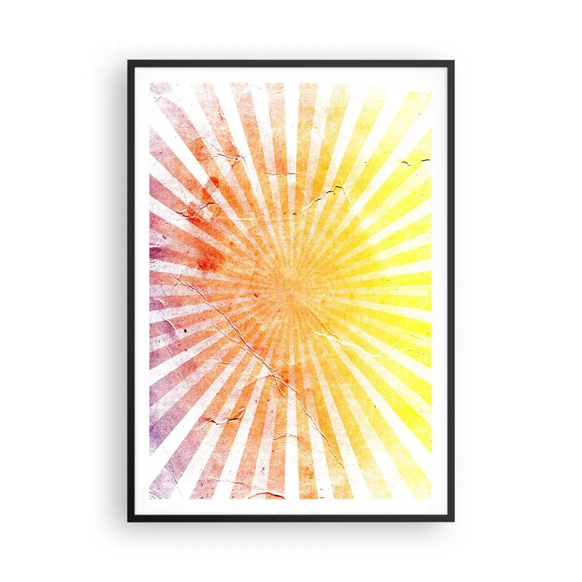 Poszter fehér keretben - Napkelte és napnyugta - 70x100 cm