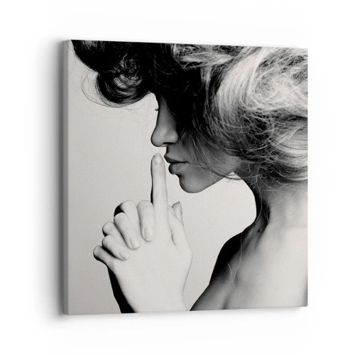 Vászonkép - Magára hallgatva - 30x30 cm