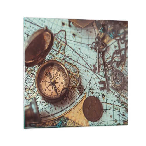 Üveg kép - A kalandvágynak - 70x70 cm